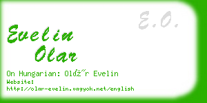 evelin olar business card